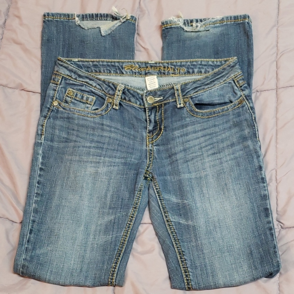 Blue Asphalt Jean's size 5